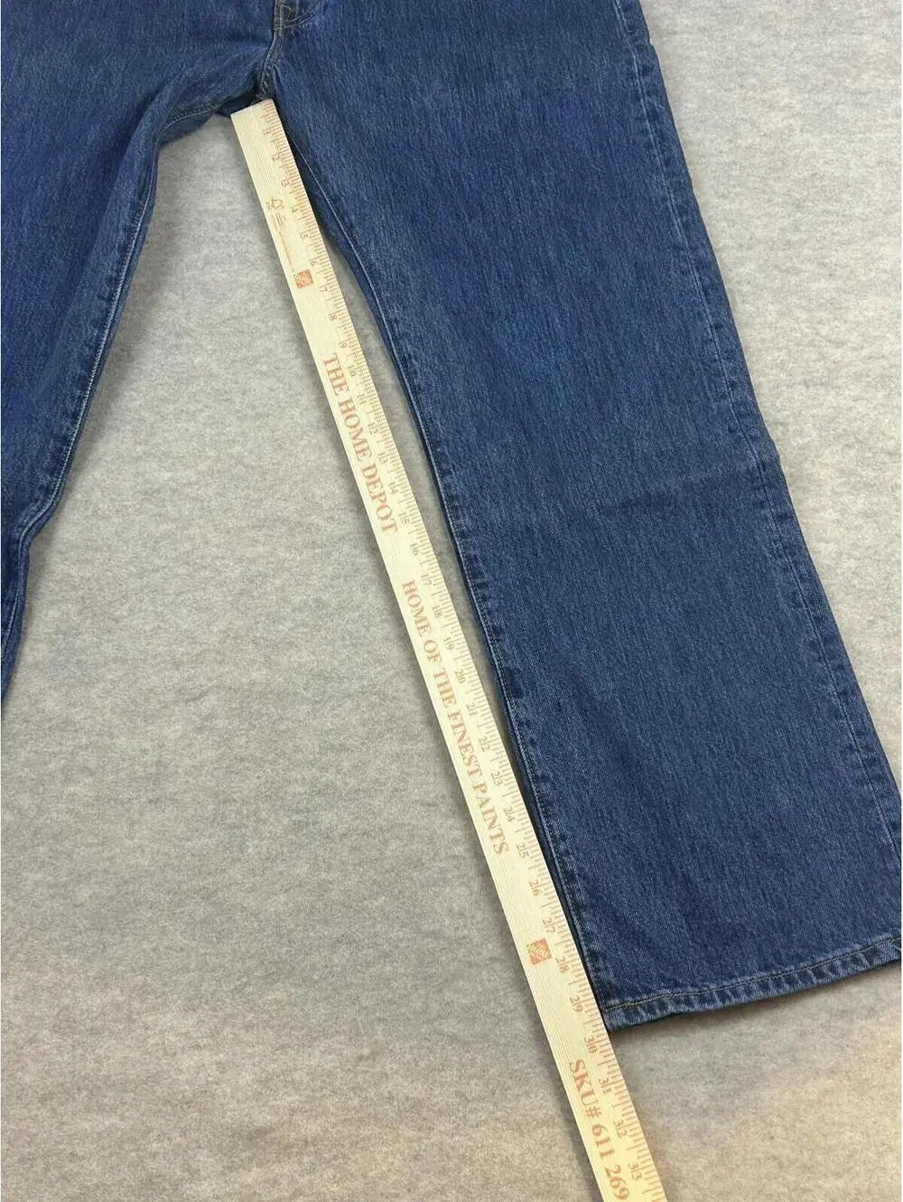 Levi's Y2K 501 Original Straight Leg Blue Jeans Size 38x30